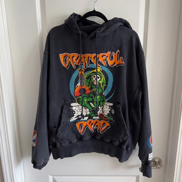 Gallery Dept Other - 281Gallery Dept X Grateful Dead GOAT Special Hoodie Size Large Color Black Grey
